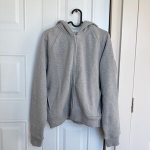 Jamie Haller The Bird Zip Up Hoodie Heather Grey Small NWT Designer Sweatshirt